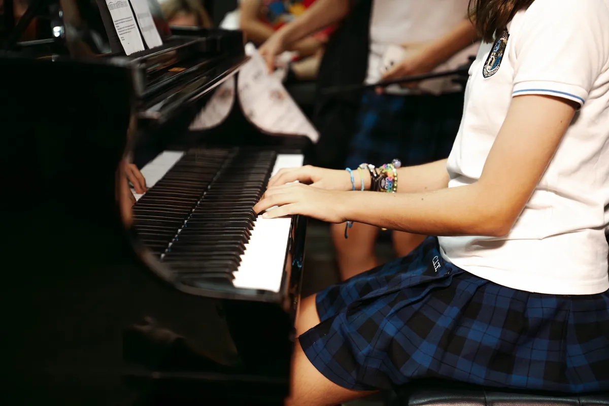 Piano at Colegio Internacional Torrequebrada
